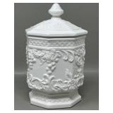 Midcentury Ceramic Mottehedeh-style Tobacco Box St
