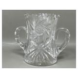 Antique American Brilliant Period Cut Glass Spoon