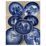 Vintage Royal Copenhagen Holiday Plates