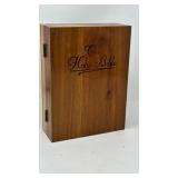 Wood Box Encased Vintage Holy Bible Book