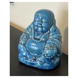 Blue Ceramic Buddha