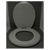 NEW Enameled Wood Toilet Seat Round