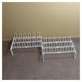 Pair of Plastic Shoe Racks