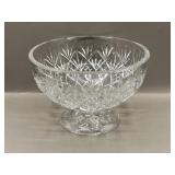 Pressed Crystal Centerpiece Bowl