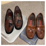 Sz 6/7 Ladies Vintage Cole Haan Leather Loafers