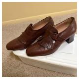 Sz37 Vintage Leather Charles Kammer Wing Tip