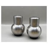 Oneida Stainless Steel Salt & Pepper Shakers