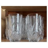 Gold Rimmed Highball Glasses