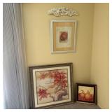 4pc Wall Art Decor Framed Prints, Wall Decor
