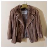 Vintage Dittrich Furs Detroit Mink Collared