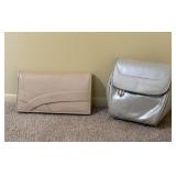 Pair of Vintage Leather Evening Bags Purses Purse
