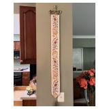 Flemmish Tapestries Bell Pull w Brass Hardware