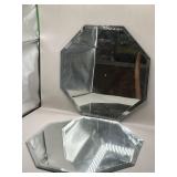 Pair of Large Mirror Trays