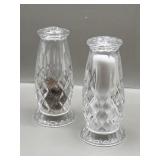 Gorham King Edward Crystal Salt & Pepper Shakers