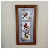Signed Numbered Art Print Cheeky Birds Triple