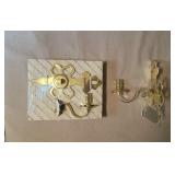 Pair of NEW Baldwin Brass Candle Sconces Sconce