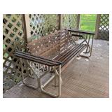 Patio Glider Rocker Bench