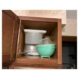 Vintage Tupperware, Collander, Cake Taker, etc