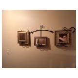Plate Rack with Gilded Mirrors