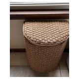 Woven Vintage Clothes Hamper