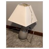 Grey Ceramic Table Lamp