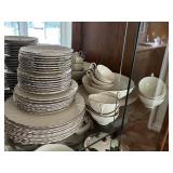 Lenox Silver Rimmed China Set