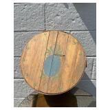 Older Folk Art Painted Wooden Cheese Box