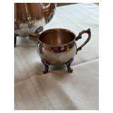 Vintage Silver Plate Tea Service Coffee Pot Cream