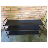 Midcentury Metal Triple Shelf