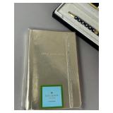 NEW Kate Spade Gold Book Journal, Pen in Box