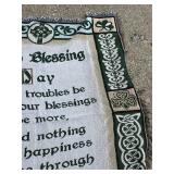 Irish Blessing Tapestry Throw Blanket Afghan