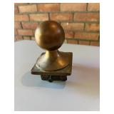 Heavy Brass Object d'Art Knob Finial
