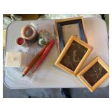 Candles, Photo Frames, Candle Lot