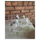 Vintage Bloody Mary Highball Glasses, Martini,
