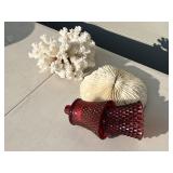 Vintage Peg Votives, Mushroom Coral, Branch Coral