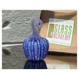 Art Glass Sugar Plum Pumpkin Glass Academy