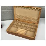 Burlwood Inlay Jewelry Box