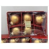 Mikasa Goldtone Ornament Place Holder Card