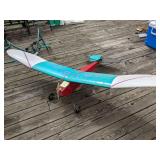 R/C Airplane w/ electric motor, some damage.