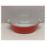 Pyrex Friendship Red caserole dish w/ lid 13x9