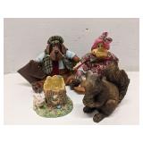 Group of small animal figurines