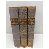 Wilhelm Raabe novels, 3 vol. Hardback early 1900s