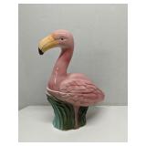 Pink Flamingo cookie jar 16'