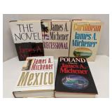 Lot of 5 James Michener novels, all 1st editions