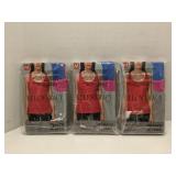 Lot of 3 Ellen Tracy tank tops 2-packs - new