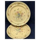 Lot of 2 Intl Tableworks Victoria dinner plates