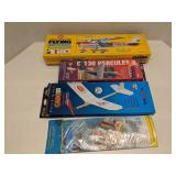 4 small airplane kits
