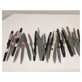 Group of R/C Airplane propellers, multiple sizes