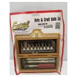 Excel Arts & Crafts knife set, NIB
