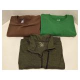 Lot of 3 men's sweatshirts & pullover, size 2XL
